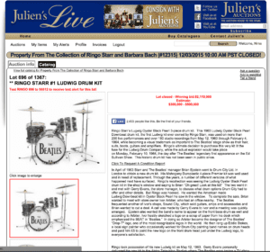 JuliensLive Beatles Drum Set