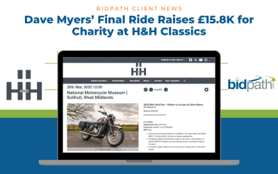 Dave Myers’ Final Ride Raises £15.8K for Charity at H&H Classics