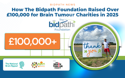 How Bidpath Raised Over £100k for Brain Tumour Charities in 2025