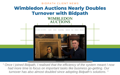 Wimbledon Auctions Nearly Doubles Turnover with Bidpath