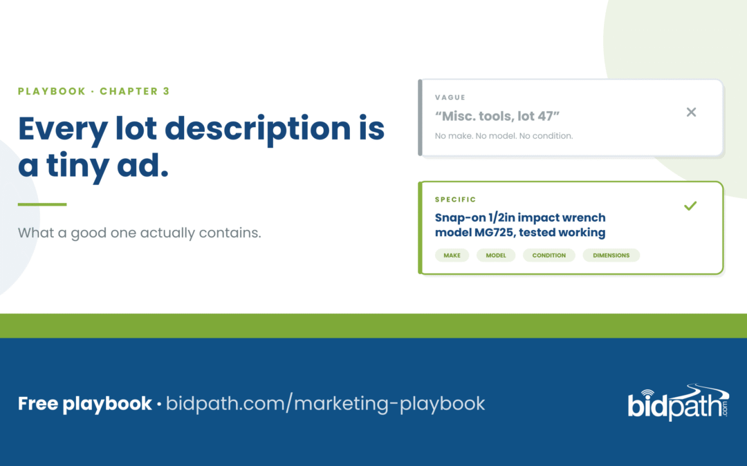 What Makes a Good Auction Lot Description?